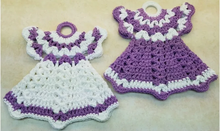 How To Crochet Vintage Dress Potholders