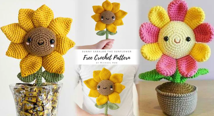 Sunny Saraloo the Sunflower Free Crochet Pattern