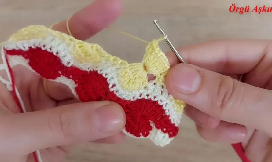 How to crochet knitting model – tutorial pattern