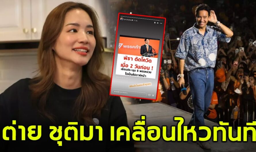 ต่าย ชุติมา เคลื่อนไหวทันที หลังรู้ข่าว ทิม พิธา ติดโควิด