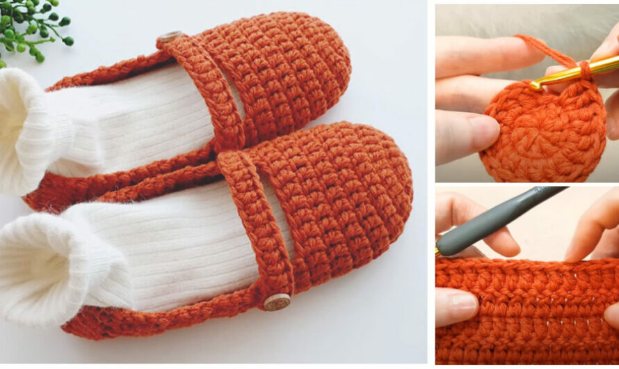 How to Crochet House Shoes | Video Tutorial