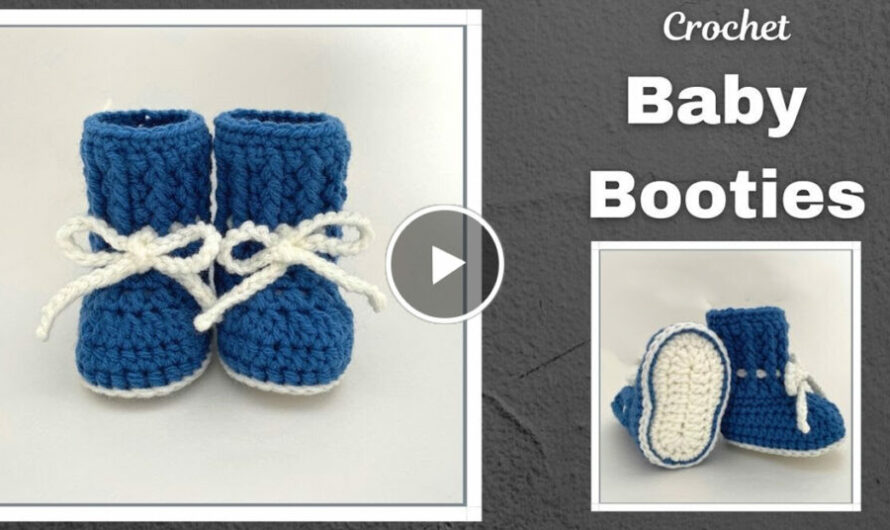 How to Crochet Baby Booties | Video Tutorial