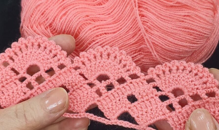 Blanket, Towel Border, and Easy Crochet Pattern to Knit | Video tutorial
