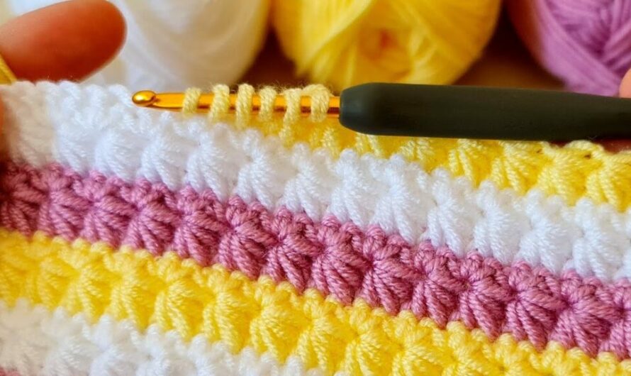 How to crochet a baby blanket | Video Tutorial