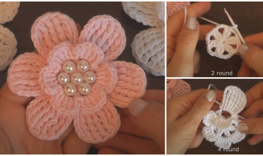 Super Easy Crochet Flower | Video tutorial