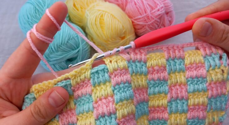 CROCHET STITCH FOR BLANKET AND OTHER