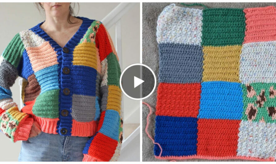 Simple Crochet Cardigan Pattern | Video Tutorial