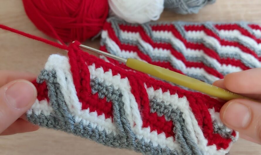 Crochet beautiful baby blanket – Video tutorial