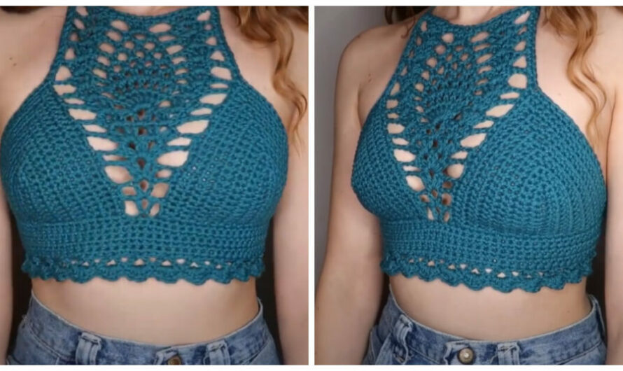 Crochet Pineapple Crop Top – Learn to Crochet | Video tutorial