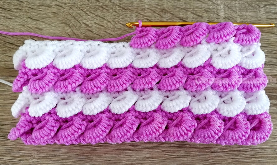 How To Crochet Curly Puff Stitch Bag or Pouch