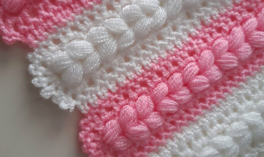 V Puff Stitch Crochet Pattern And Tutorial