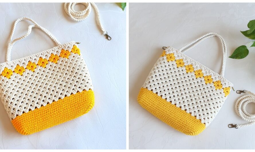 Easy DIY Crochet Mini Tote Bag