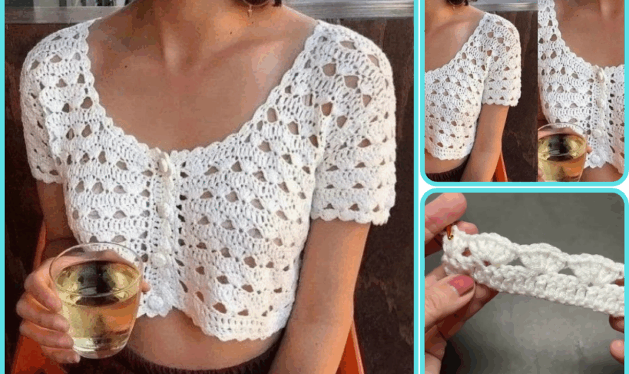 ✨ IMPRESSIVE ❤️ EASY Crochet Stitch Pattern for Women’s Blouse or Sweater (STITCH ONLY)