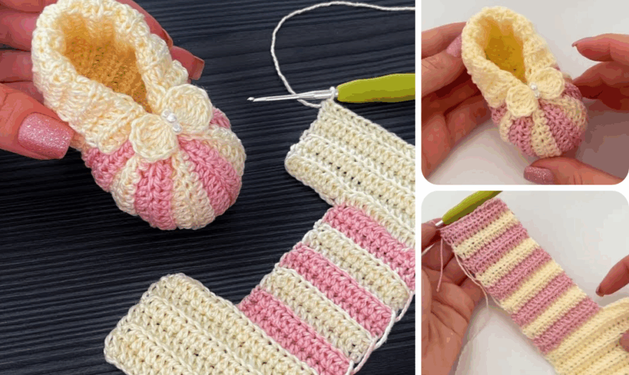 🧶 VERY EASY CROCHET SHOE: Step-by-Step Guide
