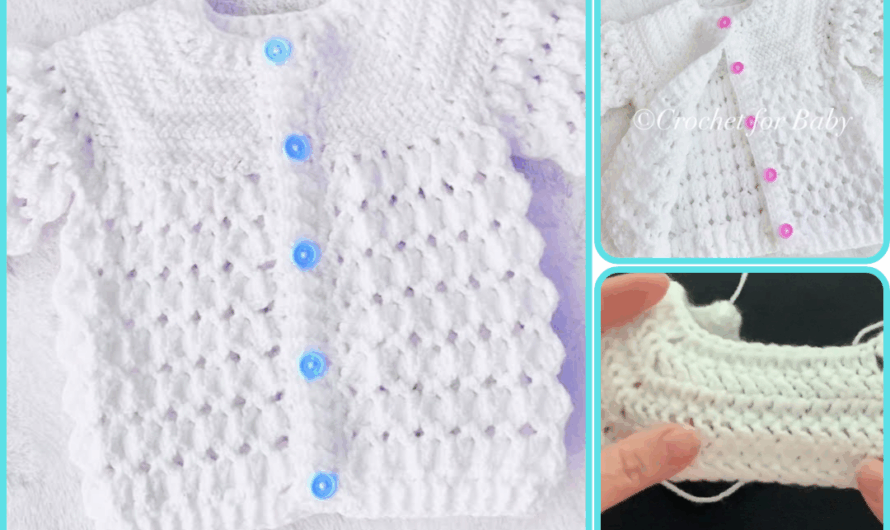 🧶 How to Make Crocheted Baby Jackets – Step-by-Step Guide