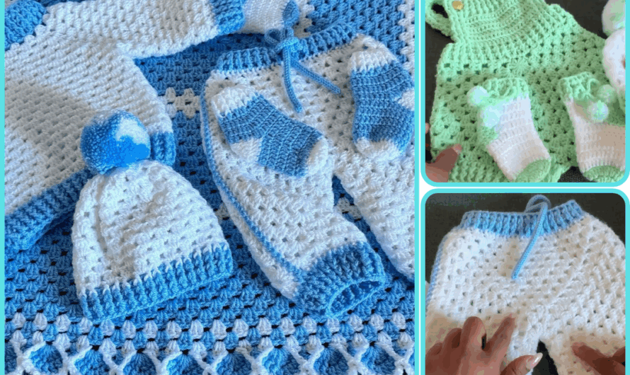 🧶 How to Make Easy Crochet Pants