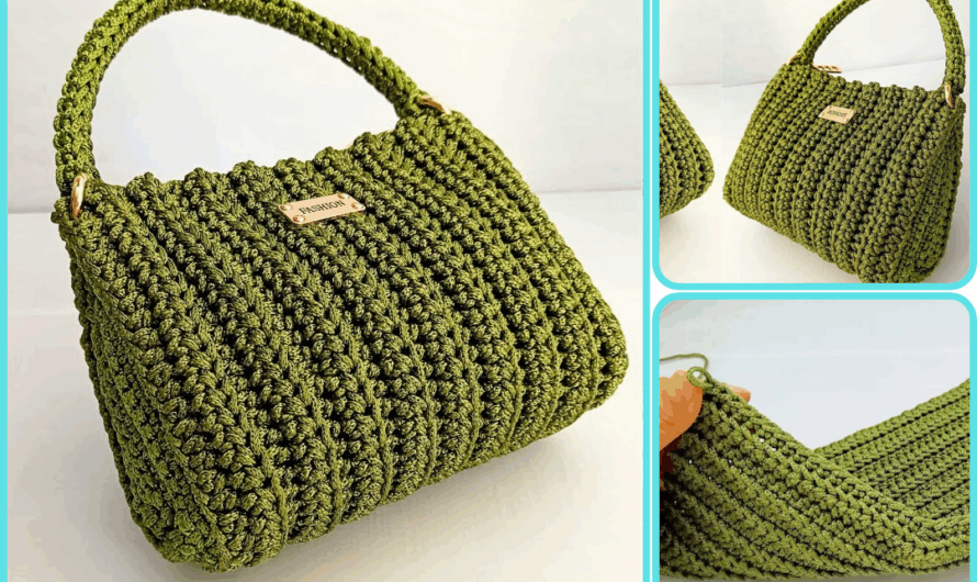 🧶 How to Make a Crochet Bag (Easy & Beautiful Design)