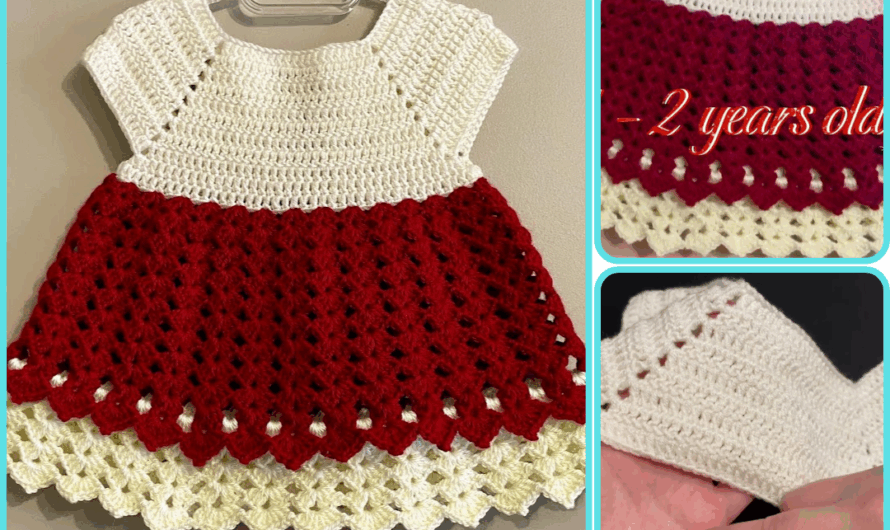 🧵 How to Make a Super Easy and Beautiful Crochet Dress