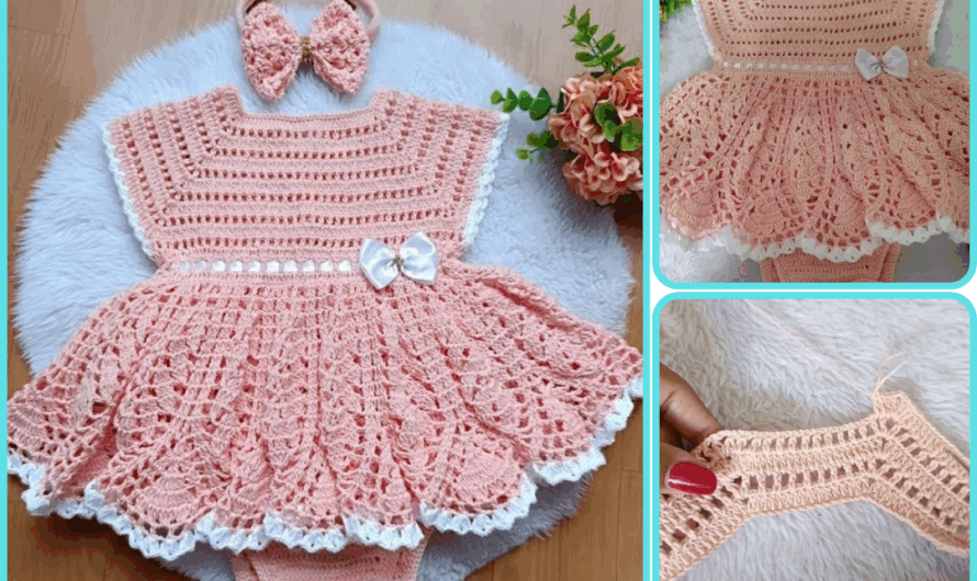 🧶 How to Make a Crochet Baby Bodysuit (0–3 Months)