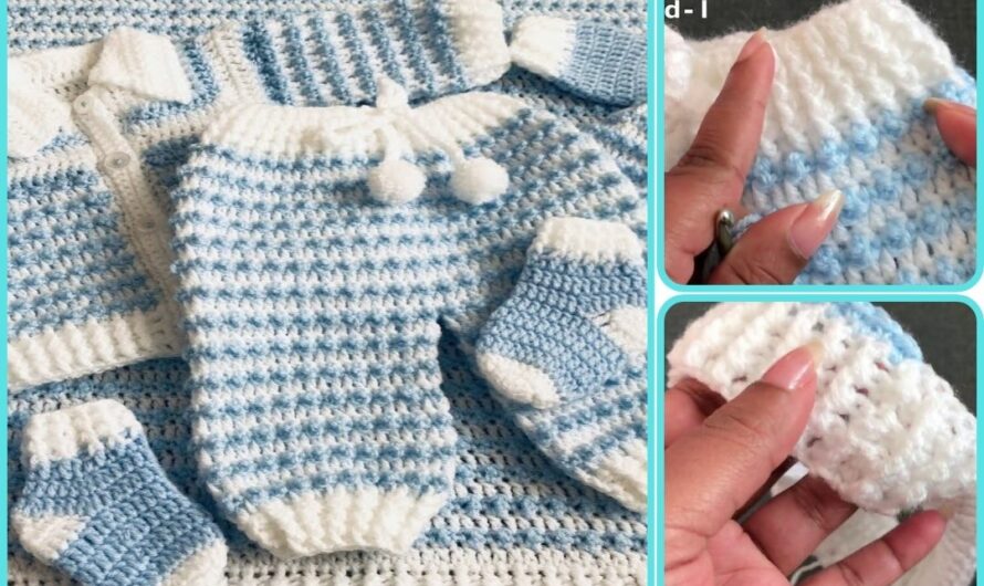 🧶 EASY CROCHET BABY PANTS PATTERN (Step-by-Step)