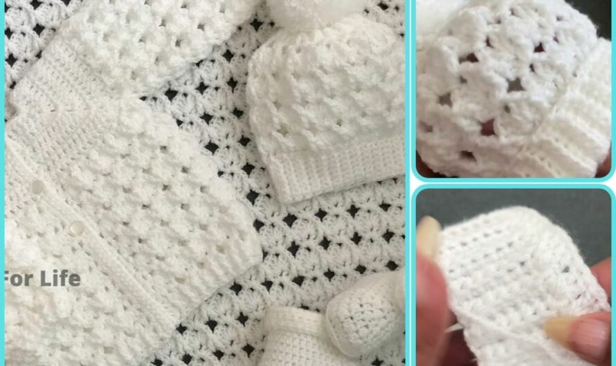 🧶 How to Make an Easy Crochet Baby Hat – 5 Sizes Guide
