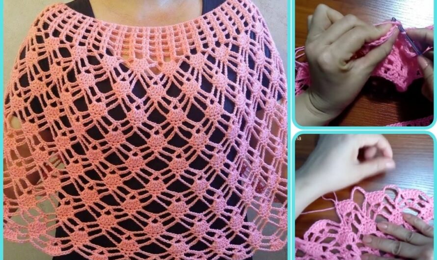 🧶 How to Make a Very Easy Woven Pineapple Cape