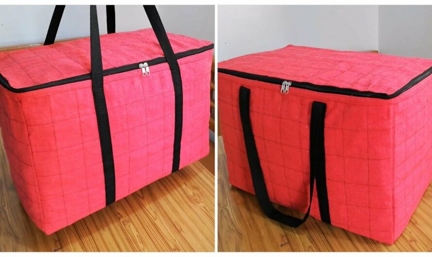 🧵 DIY Easy Fabric Bag Tutorial – Perfect for Beginners!