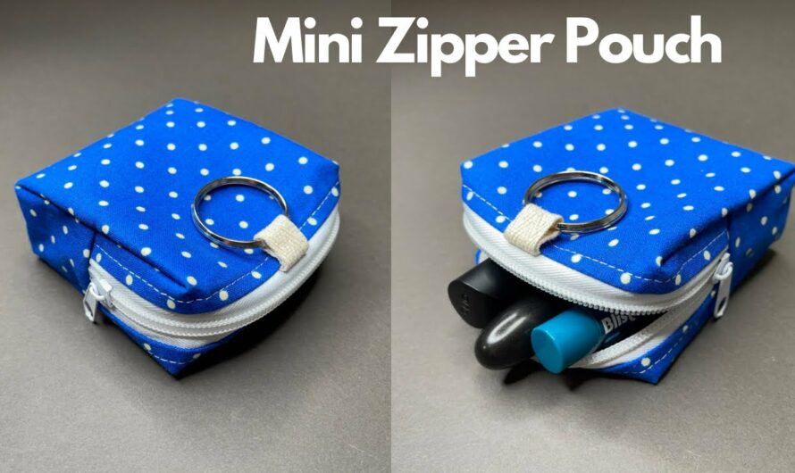 🧵 How to Make ❤️ How to Sew a Cute Zipper Pouch