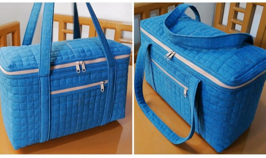 🧵 How to Make a Small Travel Bag (Handbag) – Strong, Easy & Practical