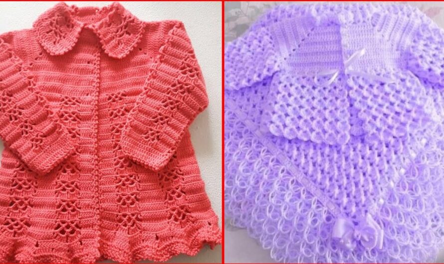 🌸 How to Make Gorgeous Handmade Crochet Baby Cardigan Patterns 💖