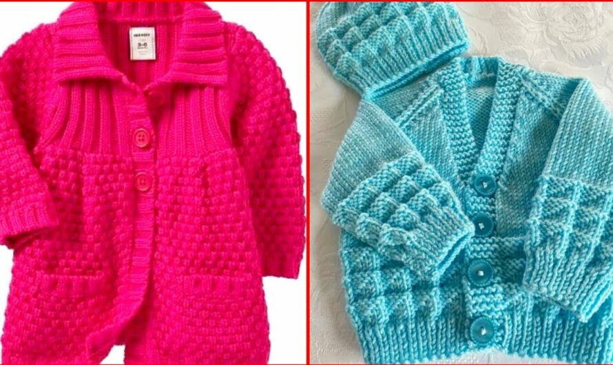 🧶 How to Make Very Pretty Handmade Crochet Baby Cardigan Patterns 💖
