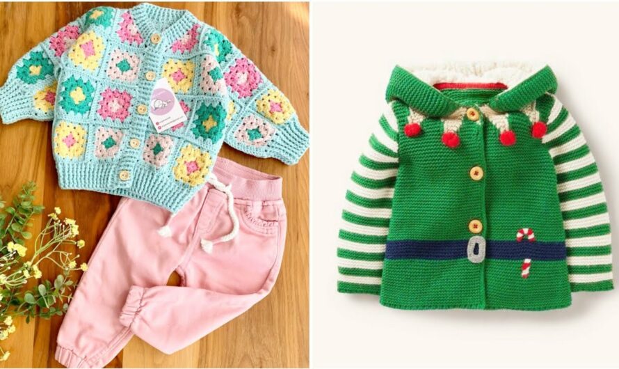 🧶 How to Make a CROCHET PATTERN for a Baby Cardigan