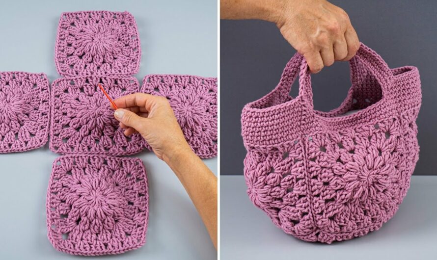 Easy crochet bag – tutorial for beginners