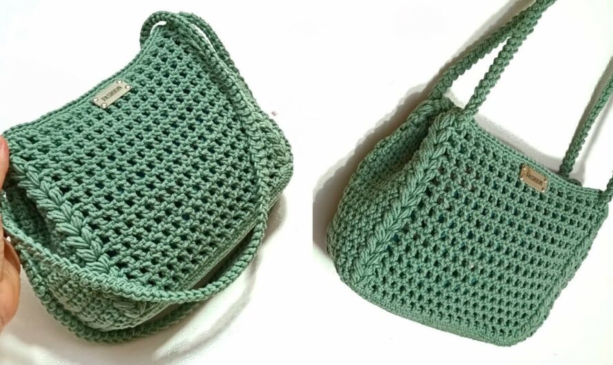 How to make bag crochet hand or shoulder