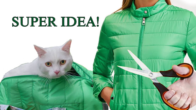 Cat Bag from old jacket – Sewing Tip