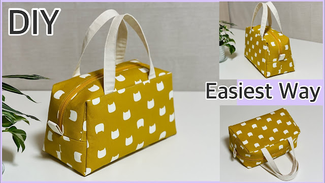 The Easiest Way: Sew Your Own Adorable Boxy Zipper Bag