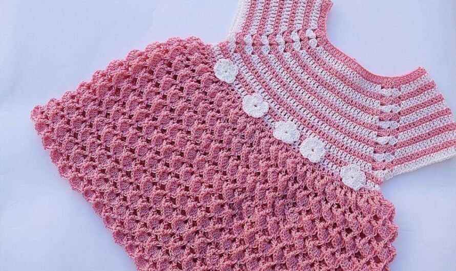 Crochet girl dress very easy