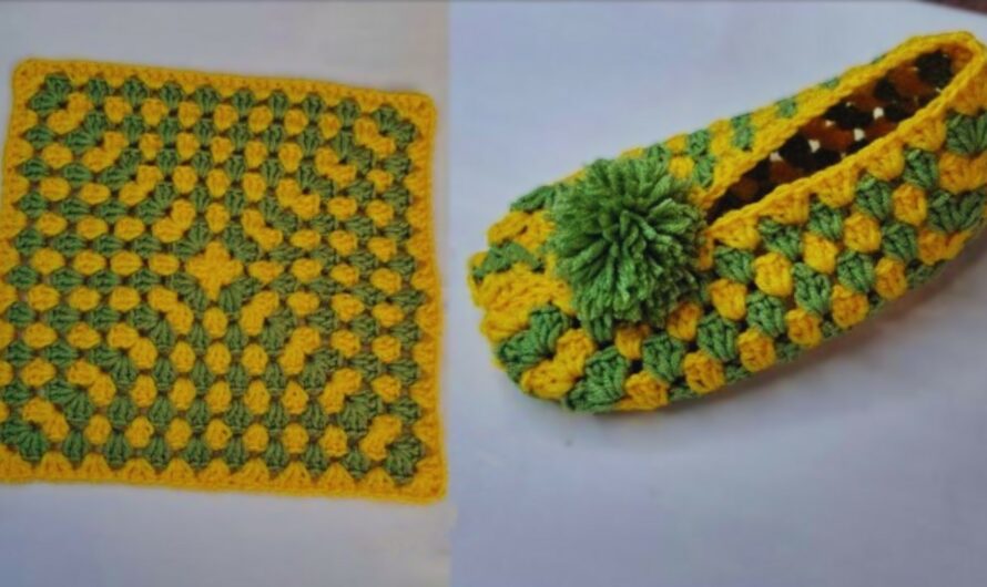 Crochet Granny Square Slippers – Easy Crochet Slippers Tutorial