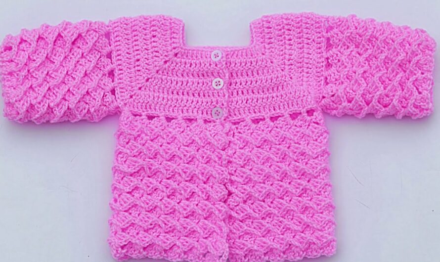 Adorable Newborn Crochet Sweater Pattern