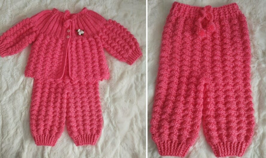 Crochet Cozy Textured Baby Pants: Free Pattern
