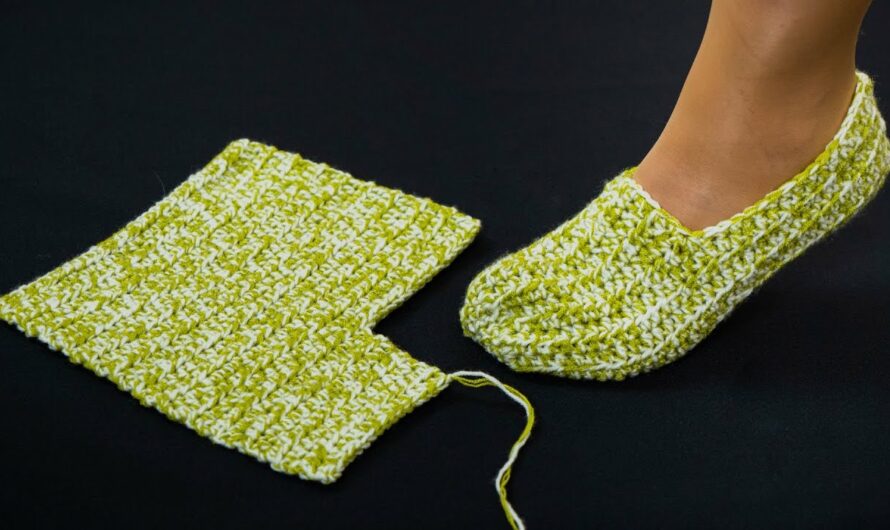 🧶 Fastest Crochet Slippers for Beginners — Easy Pattern
