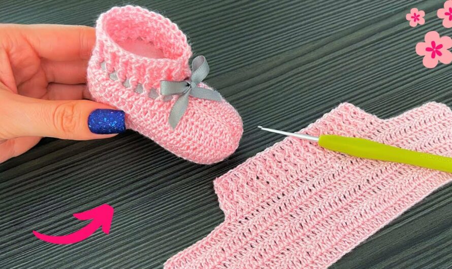 🧶 How to Crochet Baby Booty Shoes in Orange Color (Step-by-Step Detailed Guide)