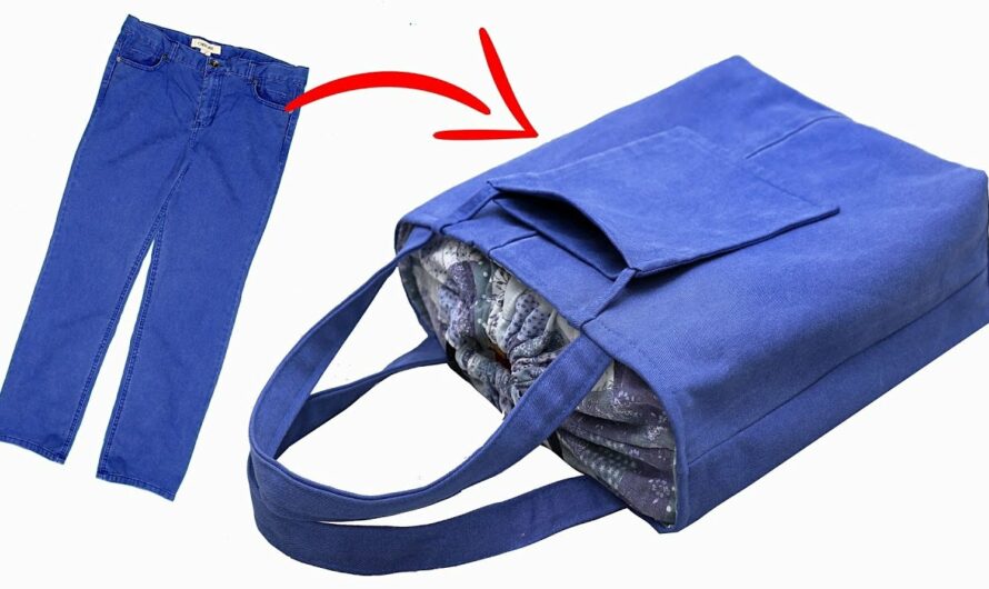 The “Structured Denim Shoulder Bag” – A Durable Sewing Tutorial
