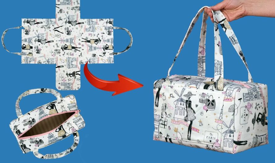 Geometric Genius: The “Seamless Structure Shopper” – A Minimalist Sewing Tutorial