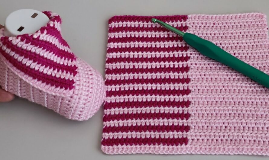 How to Crochet Easy Baby Booties – Square Style Tutorial