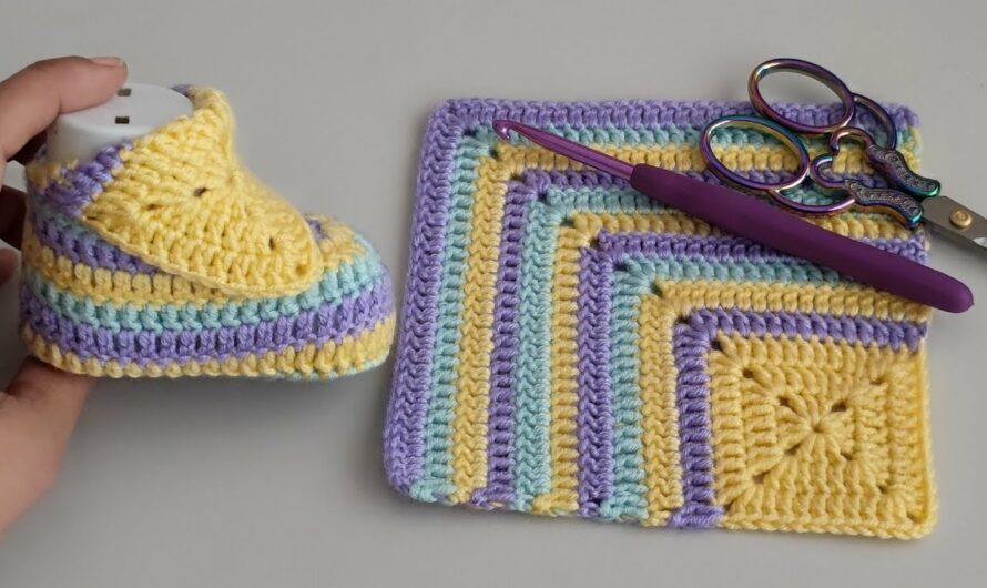 Unveiling the Secret of the Granny Square Baby Booties Crochet Pattern