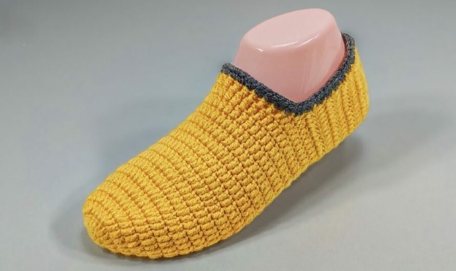 ☀️ Sunshine Ribbed Slipper : Crochet Your Coziest House Shoes!