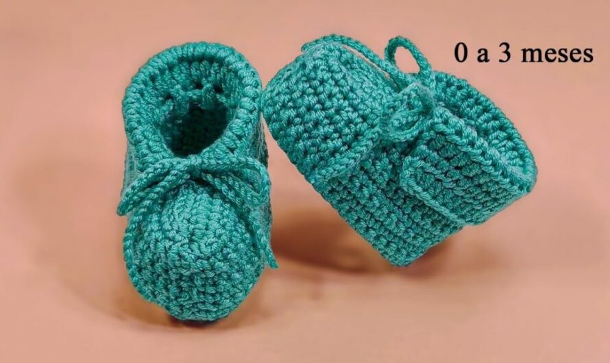 🧶 How to Do Crochet Baby Shoe (0-3 Months) | Complete Step to Step Tutorial!