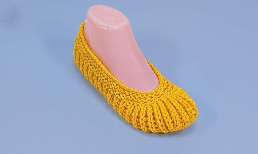 🩰Very easy knitting slippers