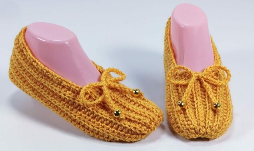 🍯 Very easy crochet slipper